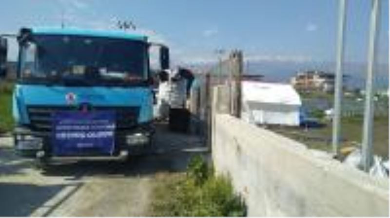 KÂĞITHANE BELEDİYESİ AFETZEDELERİN SAĞLIĞI İÇİN SAHADA