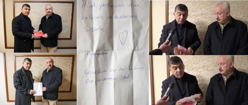 GURBETÇİ ÇOCUKLARIN NOTU, FADILOĞLU’NA DUYGUSAL ANLAR YAŞATTI