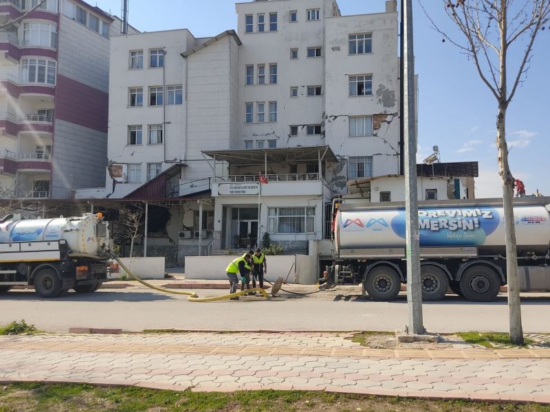 MESKİ, Adıyaman’da Depremden Zarar Gören İçmesuyu Ve Kanalizasyon Hatlarını Onarıyor