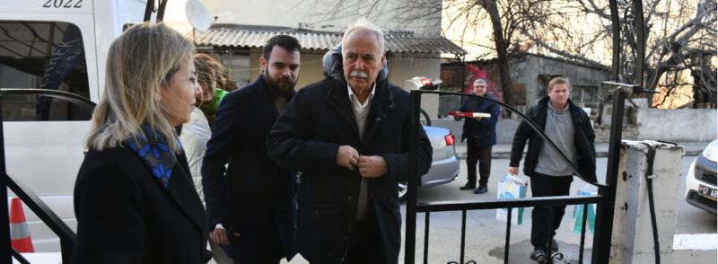 Başkan Gökhan Depremzedeleri Ağırlayan Öğrenci Yurdunu Ziyaret Etti