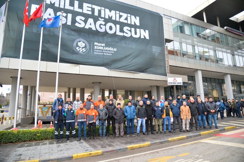 DEPREM BÖLGESİNDEKİ BÜYÜKŞEHİR PERSONELİ GÖREV DEĞİŞİMİ YAPTI