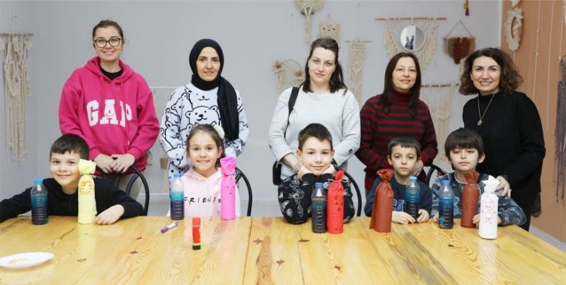 MUDANYALI ÇOCUKLAR YARIYIL TATİLİNDE SANATLA BULUŞUYOR