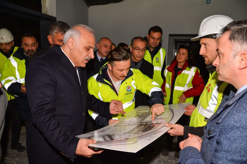 BAŞKAN ZORLUOĞLU TRABZON’UN YENİ YAŞAM ALANINDA İNCELEMELERDE BULUNDU