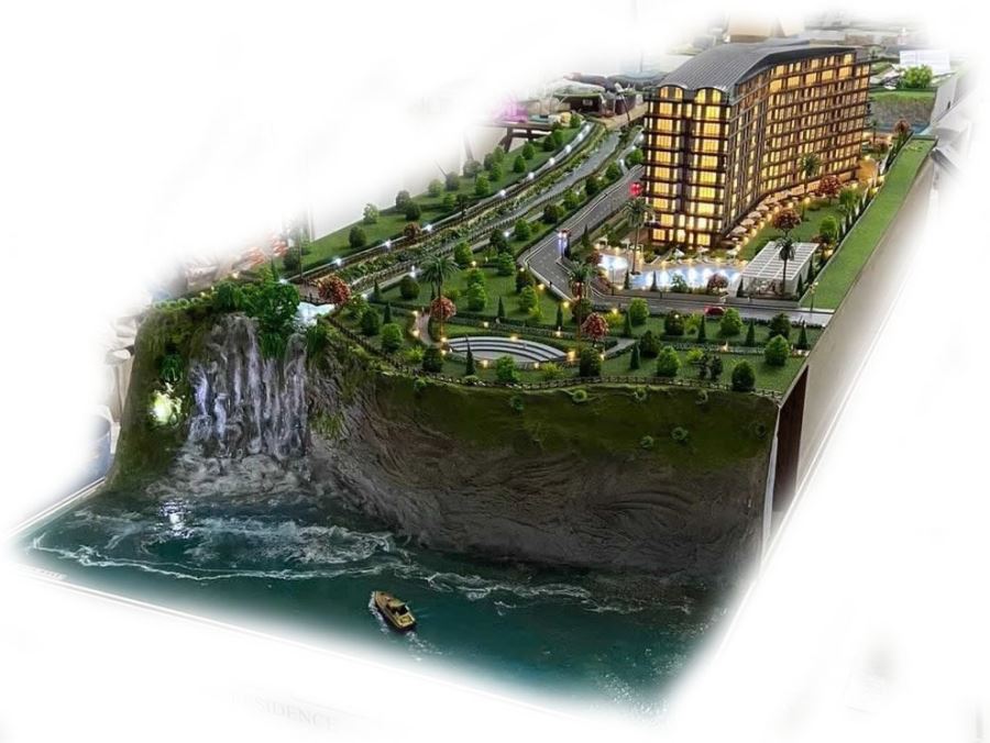BÜYÜKŞEHİR YAPIMINA İZİN VERMİŞTİ.. İŞTE ‘RIXOS RECIDANCE’IN MAKETİ