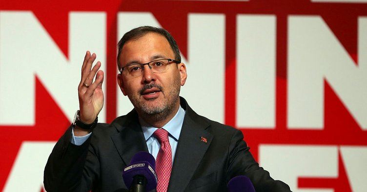 BAKAN KASAPOĞLU.. ‘UYARIYORUM SPOR SAHALARI SİYASET ALANLARI DEĞİLDİR’