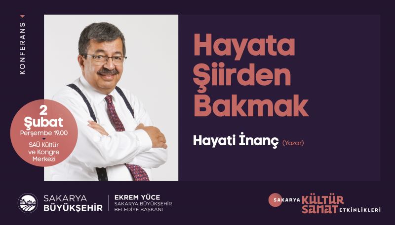 Şubat etkinlikleri Hayati İnanç konferansıyla başlıyor