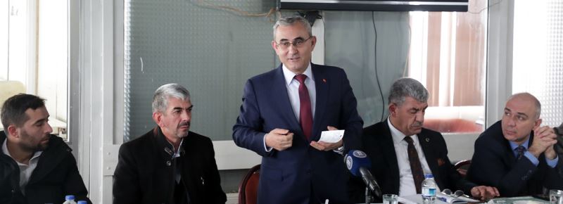BAŞKANIMIZ IŞIK OTOBÜSÇÜ ESNAFIYLA BİR ARAYA GELDİ