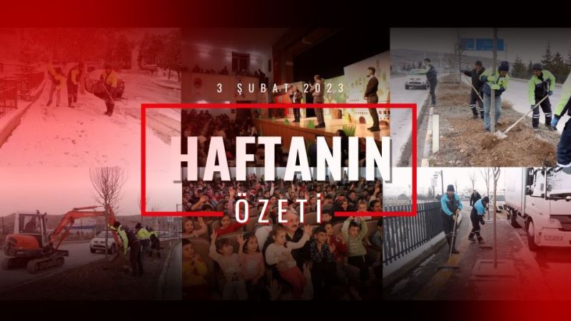 Çankırı Belediyesinden Haftanın Özeti