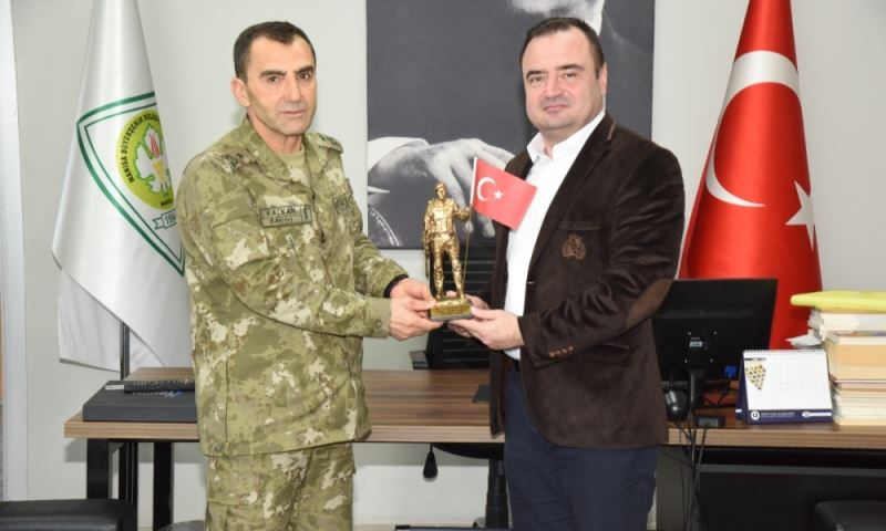 Tugay Komutanından Manisa BBSK’ya Ziyaret