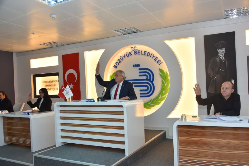 BOZÜYÜK BELEDİYE MECLİSİ ŞUBAT AYI TOPLANTISINI YAPTI