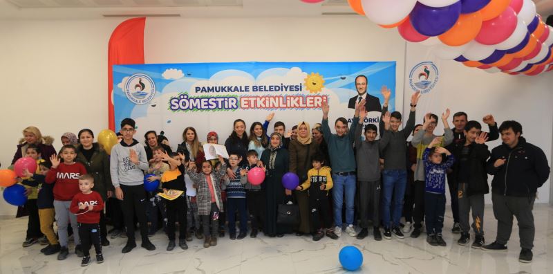 PAMUKKALE BELEDİYESİ ÖZEL ÇOCUKLARA ÖZEL SÖMESTİR ETKİNLİĞİ DÜZENLEDİ