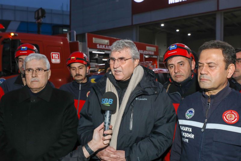 Başkan Yüce seferberlik çağrısı yaparak ekipleri yola çıkardı: “Bu acıyı en iyi biz anlarız”