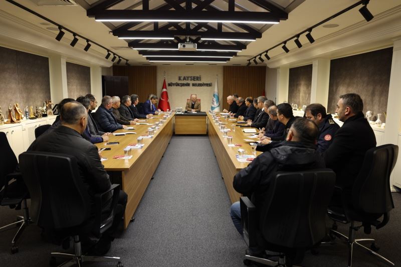 Başkan Büyükkılıç’tan “Yardım Koordinasyon Toplantısı”