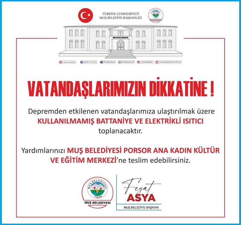 VATANDAŞLARIMIZIN DİKKATİNE