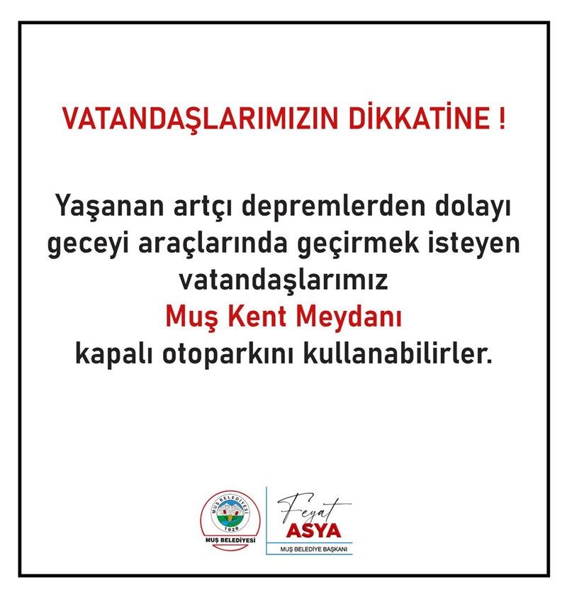 VATANDAŞLARIMIZIN DİKKATİNE
