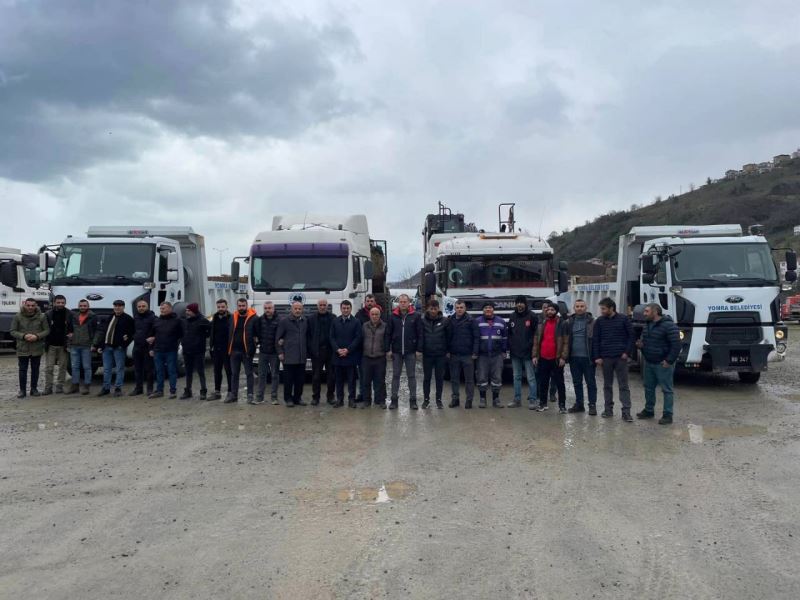Deprem bölgemize yardım için yola çıktık