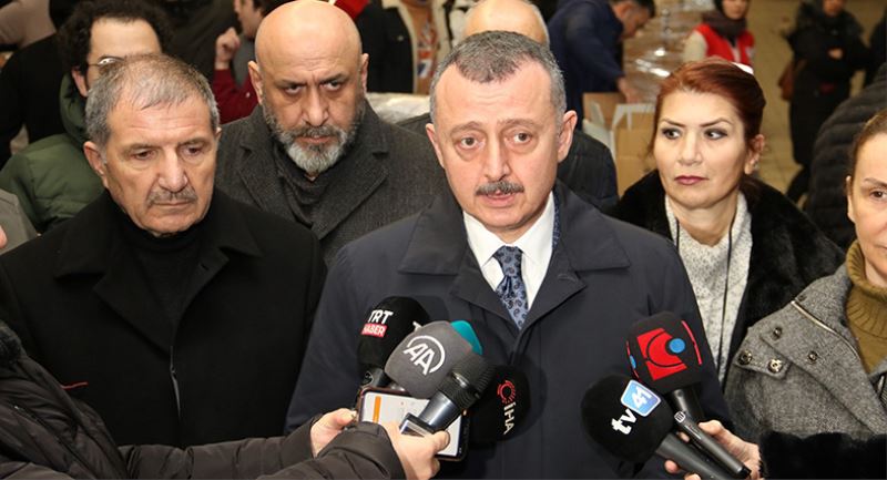 Başkan Büyükakın: 85 araç ve 372 personelle afet bölgesindeyiz