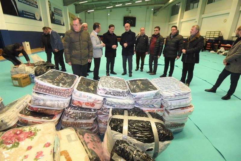 KONYA OMUZ OMUZA VERDİ DEPREM BÖLGESİNE DESTEK OLUYOR