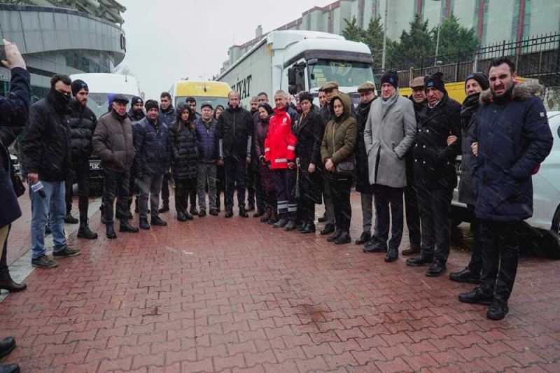 Turan Hançerli Yardım Tırları ve İş Makineleriyle Afet Bölgesinde!