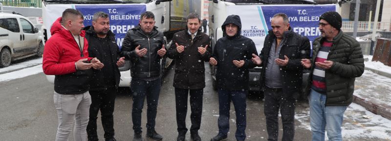 2 TIRIMIZI DAHA DEPREM BÖLGESİNE GÖNDERDİK