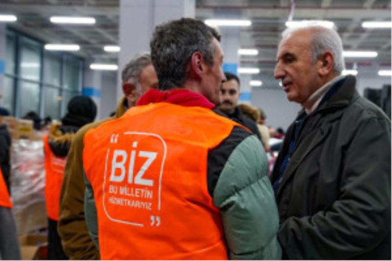 DEPREMİN YARALARINI HEP BİRLİKTE SARIYORUZ