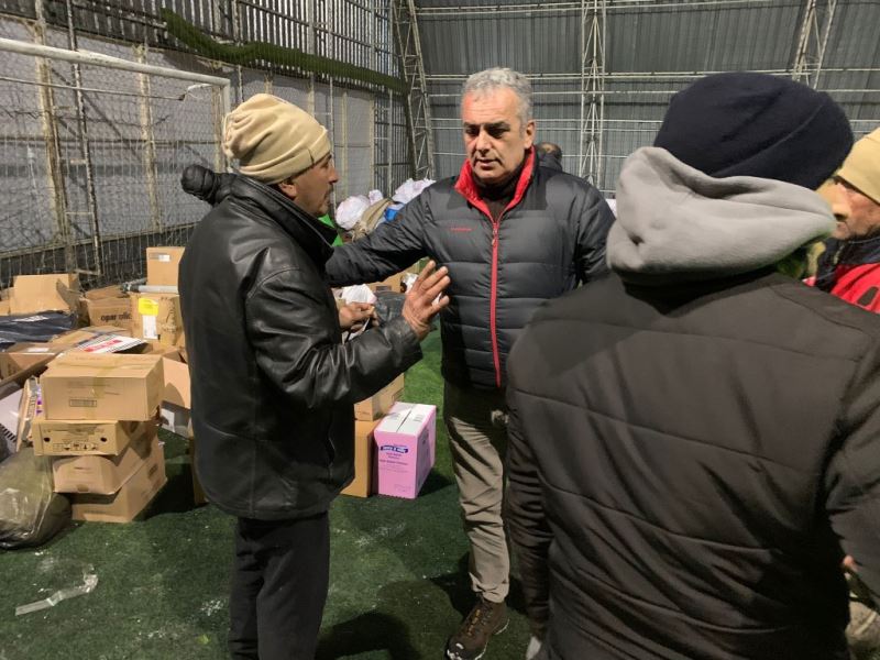 Yardımlar deprem bölgesine ulaştı