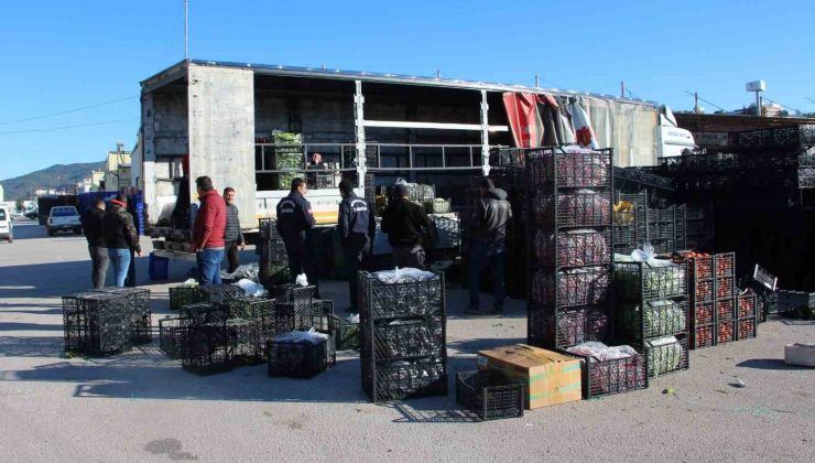 ANTALYA’DAN AFET BÖLGESİNE 100 TON SEBZE