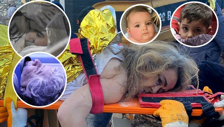 52 SAAT SONRA MUCİZE.. ENKAZLARDAKİ KURTARMA ÇALIŞMALARI AĞLATIYOR