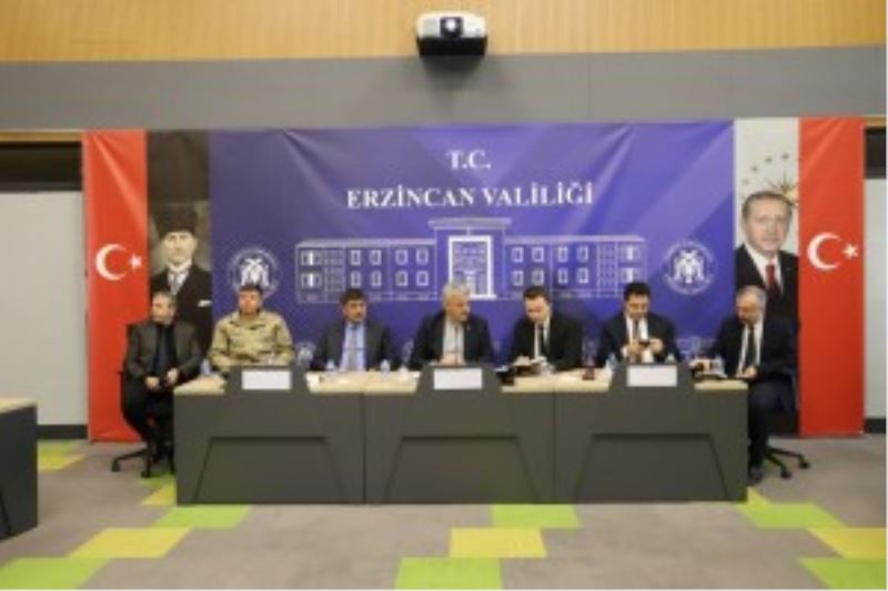 Afet bölgeleri için yapılan ve yapılacak olan destek ve çalışmalar değerlendirildi.