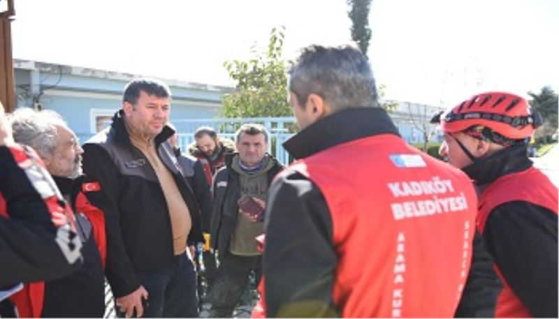 Kadıköy Belediye Başkanı Odabaşı Afet Bölgesinde