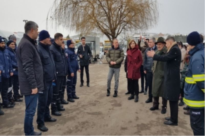 BÜYÜKŞEHİR’DEN HATAY’A YENİ DESTEK EKİPLER
