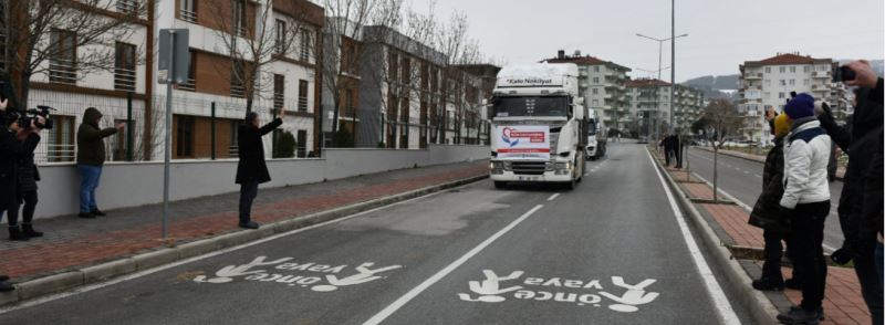Yardımlar Yola Çıkmaya Devam Ediyor