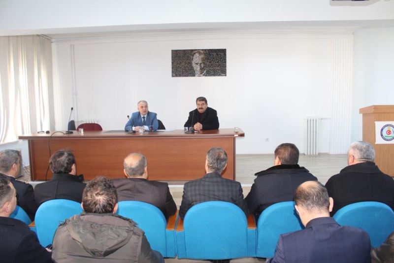 Belediye Başkanımız Nihat Sarı, Deprem Afeti toplantısına katıldı