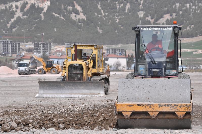 Mersin Büyükşehir’in Koordinesindeki Adıyaman’da Çalışmalar Hızla Sürüyor