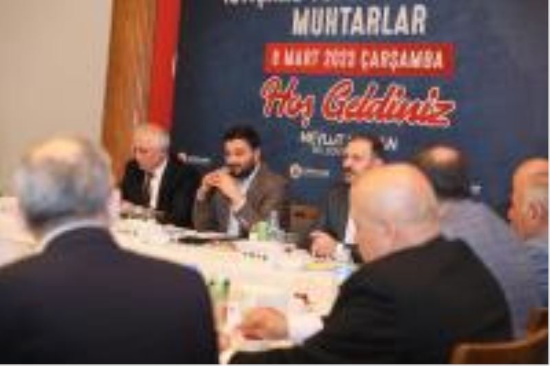 BAŞKAN ÖZTEKİN KÂĞITHANE’DEKİ TEDBİRLERİ MUHTARLARLA PAYLAŞTI