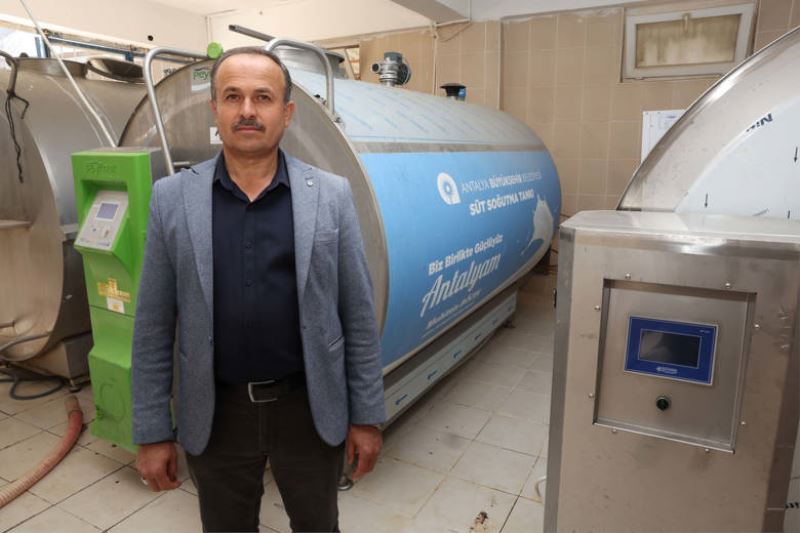Küçükköy’e 8 tonluk süt tankı