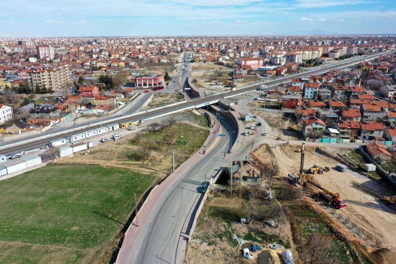 BAŞKAN KAVUŞ, MERAM’IN YENİ CADDELERİ VE TAŞKÖPRÜ ALT GEÇİDİ