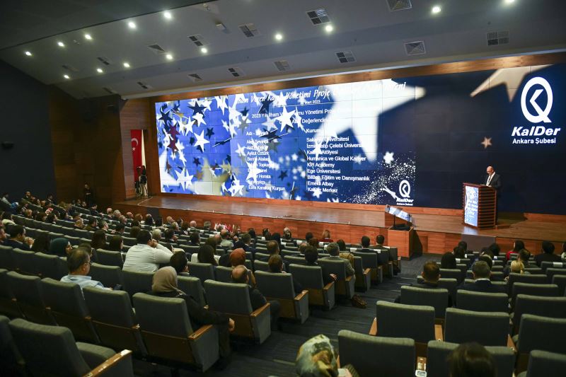 KALDER’DEN ANKARA BÜYÜKŞEHİR BELEDİYESİNE İLHAM VEREN KAMU YÖNETİMİ PROJE ÖDÜLÜ