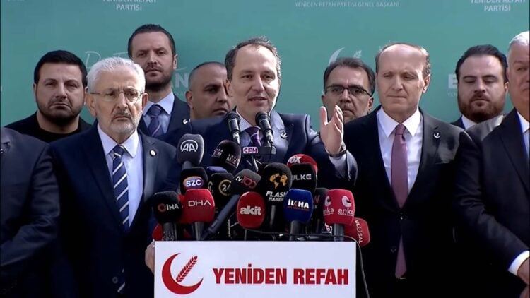 YENİDEN REFAH PARTİSİ ‘MİLLET MENFAATİ İÇİN’ CUMHUR İTTİFAKI