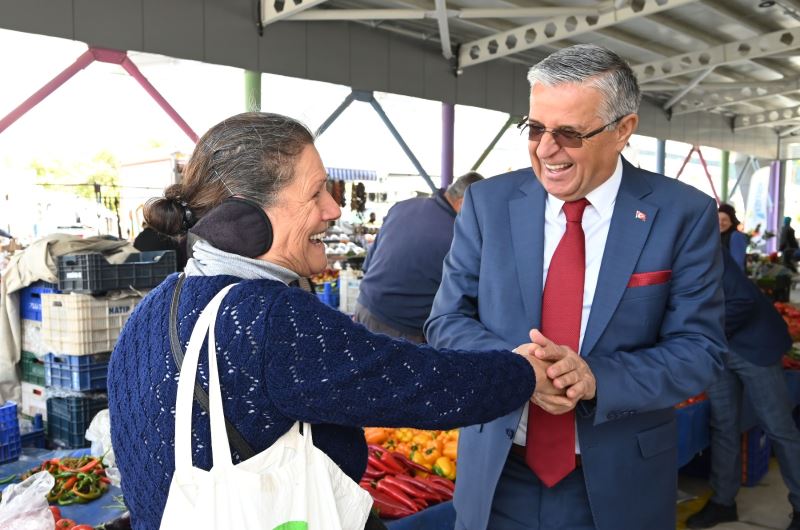 Çamyuva kapalı pazar yeri dualarla açıldı
