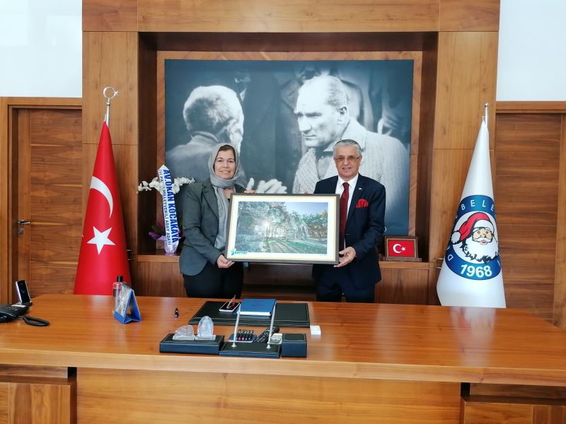 İlk kadın başkana hayırlı olsun ziyareti