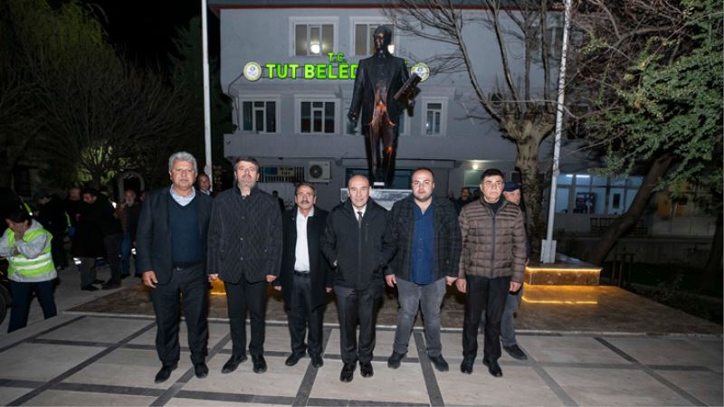 Soyer deprem ve selden etkilenen kardeş belediye Tut