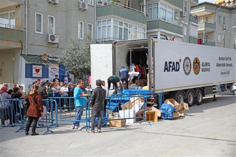 ALANYA BELEDİYESİ GÖNÜL PINARI YARALARI SARMAYA DEVAM EDİYOR
