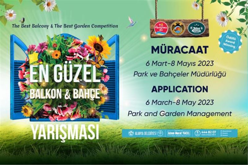 EN GÜZEL BALKON BAHÇE YARIŞMASI BAŞVURULARI BAŞLIYOR