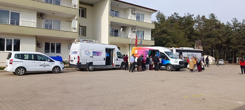 Büyükşehir’in Hatay ve Adıyaman’da Destek Çalışmaları Sürüyor