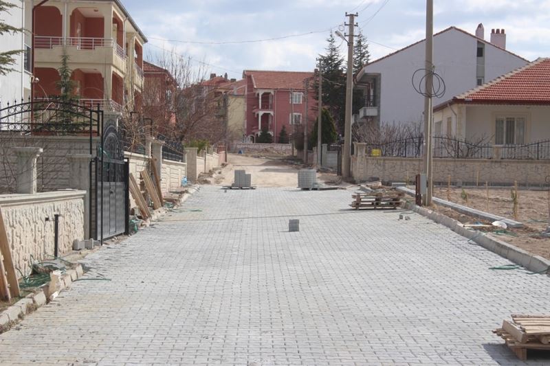 Çilli Mahallesi Kilit Parke Döşeme Çalışmaları