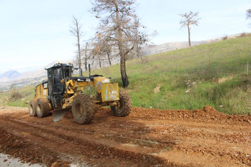 Gebece-Belenobası Grup Yolunda Çalışma
