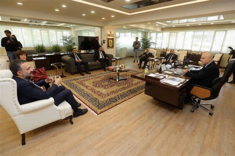 Yaşar, Türkiye Kent Konseyleri Birliği Yönetimini Ağırladı