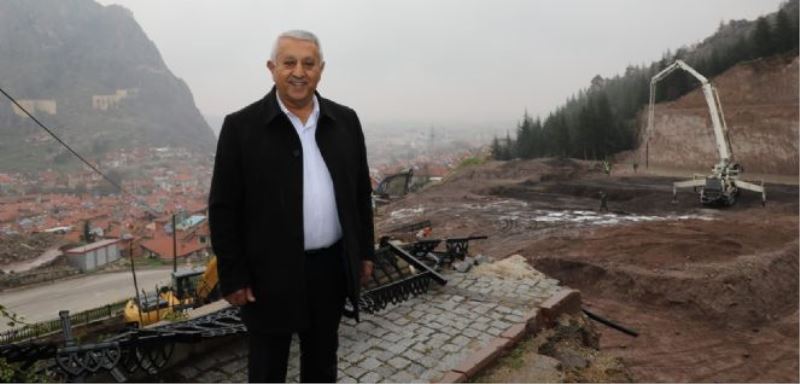 ŞEHRİN HAYALİ TELEFERİK PROJESİ HIZLA İLERLİYOR