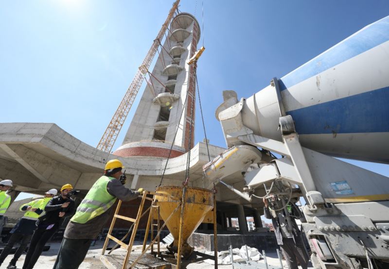 Cumhuriyet Kulesi’nde çalışmlar tam gaz devam ediyor